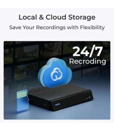 Reolink E Series E330 PTZ 5 MP 4mm/F1.6 Micro SD, Max. 512 GB