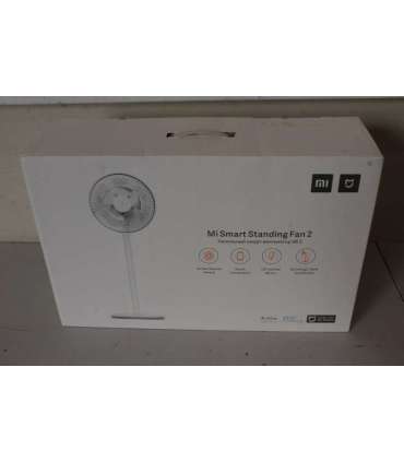 SALE OUT. Xiaomi Mi Smart Standing Fan 2 EU Xiaomi Mi Smart Standing Fan 2 Stand Fan DEMO White Oscillation