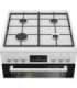 BEKO Cooker FBM62330GWDTN Hob type Gas Oven type Electric White Width 60 cm Grilling LED Depth 60 cm |