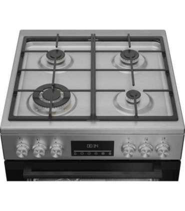 BEKO Cooker FBMA61330GXDT Hob type Gas Oven type Electric Stainless Steel Width 60 cm Grilling LED Depth