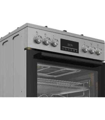BEKO Cooker FBMA61330GXDT Hob type Gas Oven type Electric Stainless Steel Width 60 cm Grilling LED Depth
