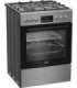 BEKO Cooker FBMA61330GXDT Hob type Gas Oven type Electric Stainless Steel Width 60 cm Grilling LED Depth