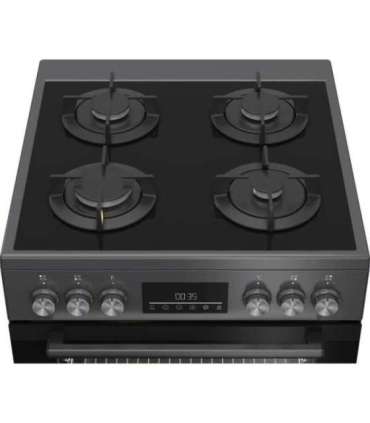BEKO Cooker FBM62330GADSN Hob type Gas Oven type Electric Grey Width 60 cm Grilling LED Depth 60 cm 72