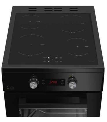 BEKO Cooker FSM59305BDT Hob type Induction Oven type Electric Black Width 50 cm Grilling Depth 60 cm 60