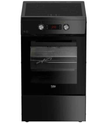 BEKO Cooker FSM59305BDT Hob type Induction Oven type Electric Black Width 50 cm Grilling Depth 60 cm 60