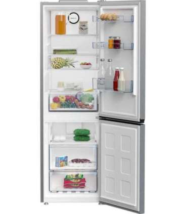 BEKO Refrigerator B1RCNA364XB Energy efficiency class E Free standing Combi Height 186.5 cm No Frost system