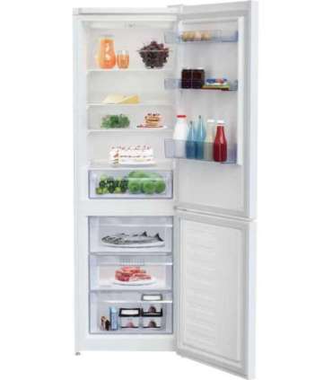 BEKO Refrigerator RCSA366K40WN Energy efficiency class E Free standing Combi Height 185.2 cm Fridge net