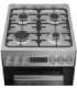 BEKO Cooker FSM52321DXDT Hob type Gas Oven type Electric Stainless Steel Width 50 cm Grilling Depth 60 cm