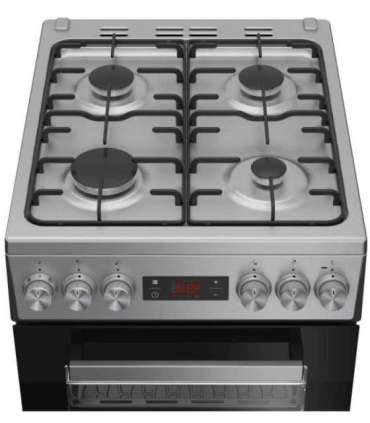 BEKO Cooker FSM52321DXDT Hob type Gas Oven type Electric Stainless Steel Width 50 cm Grilling Depth 60 cm