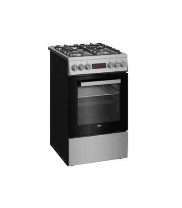 BEKO Cooker FSM52321DXDT Hob type Gas Oven type Electric Stainless Steel Width 50 cm Grilling Depth 60 cm