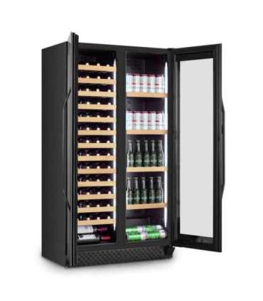 Caso Wine Cooler WineChef Duo 122 Energy efficiency class G Free standing Bottles capacity 122 Black