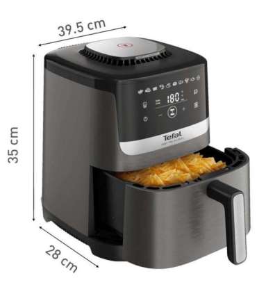 TEFAL Air Fryer Easy Fry Silence EY551HE0 Power 1650 W Capacity 5 L Gray