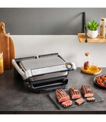 TEFAL Electric Grill GC718D10 OptiGrill Electric Grill 2000 W Stainless Steel/Black