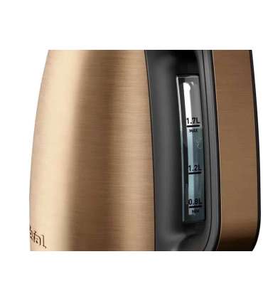 TEFAL Coppertinto Kettle KI280G10 Electric 2400 W 1.7 L Stainless steel 360° rotational base Copper/Black
