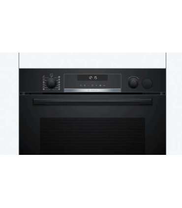 Bosch Oven HRG578BB7 71 L Electric Pyrolysis Knobs Steam function Height 59.5 cm Width 59.4 cm Black
