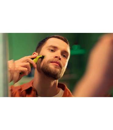 Philips Shaver QP2724/23 OneBlade Operating time (max) 45 min Wet & Dry NiMH Black/Lime