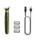 Philips Shaver QP2724/23 OneBlade Operating time (max) 45 min Wet & Dry NiMH Black/Lime