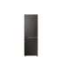Candy ECN2CQTEB186 Refrigerator, E, Freestanding, Combi, Height 185cm, Fridge net 235 L, Freezer net 120 L, Black |