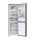 Candy ECN2CQTEB186 Refrigerator, E, Freestanding, Combi, Height 185cm, Fridge net 235 L, Freezer net 120 L, Black |