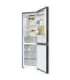 Candy ECN2CQTEB186 Refrigerator, E, Freestanding, Combi, Height 185cm, Fridge net 235 L, Freezer net 120 L, Black |