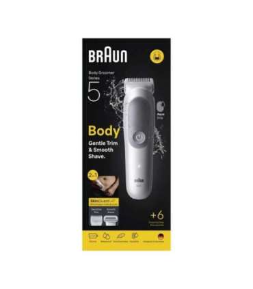 Braun Body Groomer Series 5 BG5550 Cordless Lght Grey