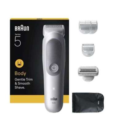 Braun Body Groomer Series 5 BG5550 Cordless Lght Grey