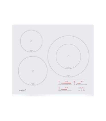 Cata INSB 6030 WH Hob, Induction, Width 59cm, 3 cooking zones, Touch control, White