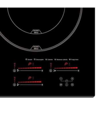CATA Hob INSB 6028 BK Induction Number of burners/cooking zones 3 Slider Touch Timer Black