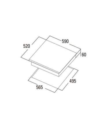 CATA Hob INSB 6028 BK Induction Number of burners/cooking zones 3 Slider Touch Timer Black