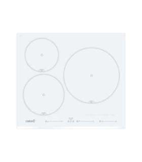 Cata INSB 6003 E2 WH Hob, Induction, Width 59cm, 3 cooking zones, Touch control, White