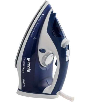 Gorenje SIH2200BLC Steam Iron 2200 W Water tank capacity 280 ml Continuous steam 30 g/min Steam boost
