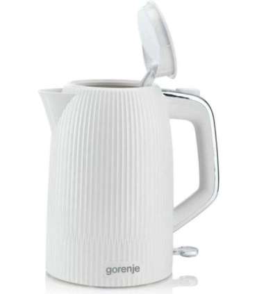 Gorenje Kettle K17DPW Electric 2200 W 1.7 L Stainless steel 360° rotational base White
