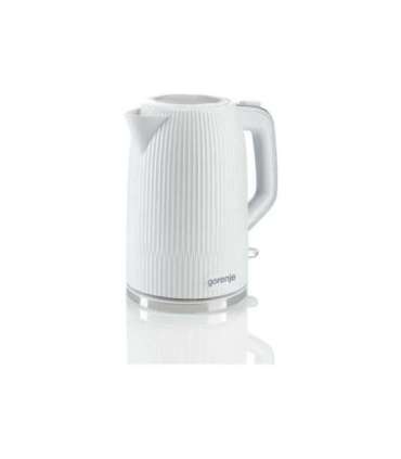 Gorenje Kettle K17DPW Electric 2200 W 1.7 L Stainless steel 360° rotational base White