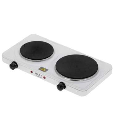 Adler Hot Plate AD 6520 Number of burners/cooking zones 2 White Electric