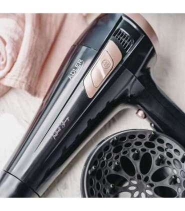 Adler Hair dryer with retractable power cord AD 2283 2400 W Number of temperature settings 3 Diffuser nozzle |