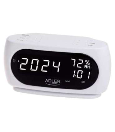 Adler LED clock with thermometer AD 1186