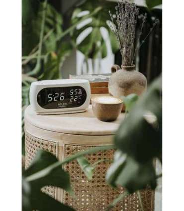 Adler LED clock with thermometer AD 1186