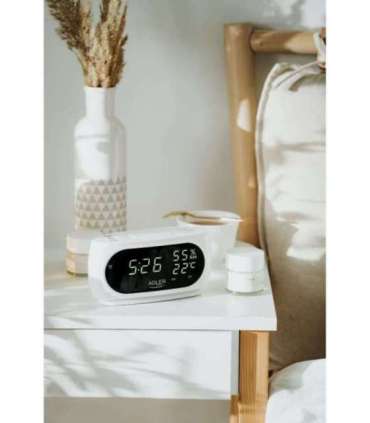 Adler LED clock with thermometer AD 1186