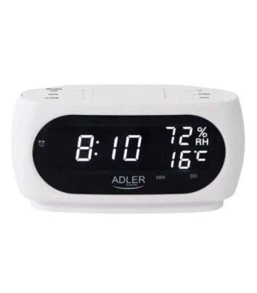 Adler LED clock with thermometer AD 1186