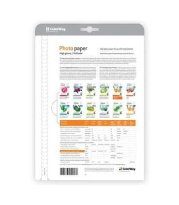 ColorWay Photo Paper, 100 sheets 180 g/m² A4 High Glossy