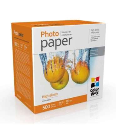 ColorWay Photo Paper, 500 sheets 230 g/m² 10x15 High Glossy