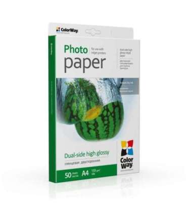 ColorWay Photo Paper, 50 sheets 155 g/m² A4 Dual-side High Glossy