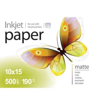 ColorWay PrintPro Photo Paper, 500 sheets 190 g/m² 10x15 Matte