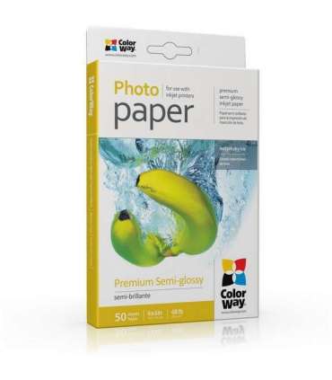 ColorWay Photo Paper, 50 sheets 255 g/m² 10x15 Premium Semi-Glossy