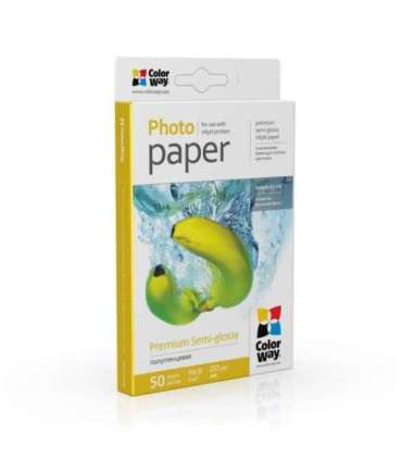 ColorWay Photo Paper, 50 sheets 255 g/m² 10x15 Premium Semi-Glossy