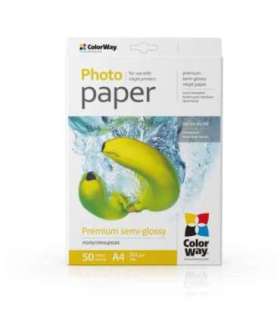 ColorWay Photo Paper, 50 sheets 255 g/m² A4 Premium Semi-Glossy