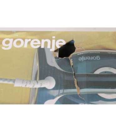 SALE OUT. Gorenje SIH2800TQC Steam Iron, Water tank 0,4 L, Continuous steam 35 g/min, Turquoise/White Gorenje Steam