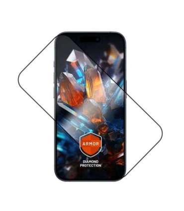 Ultra durable tempered glass FIXED Armor with Anti-dust applicator and AR layer for Apple iPhone 17 Pro Max, black