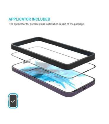 Fixed Screen protector Apple iPhone Air Tempered glass Black Full Cover 2.5D