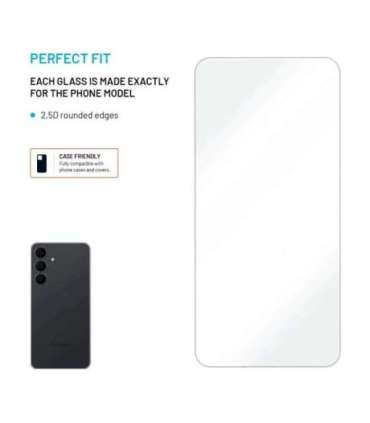 FIXED 2,5D Tempered Glass for Samsung Galaxy S25 FE, 2 pcs Fixed